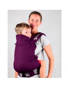 Porte-enfant préformé P4 preschool, Shadow Purple, coton bio