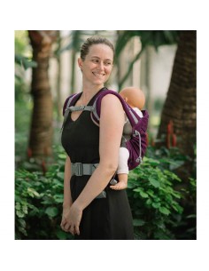Porte-enfant préformé P4 preschool, Shadow Purple, coton bio 2