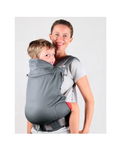 Porte-enfant préformé P4 preschool, Stormy Blue, coton bio