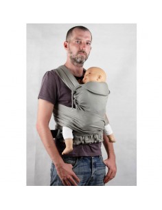 Porte-bébé hybride M-Taï, Dune, coton bio 2