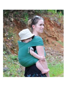 Porte-bébé Mid-Taï, Matcha, coton bio 2