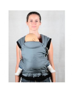 Porte-bébé hybride M-Taï, Eucalyptus, coton bio